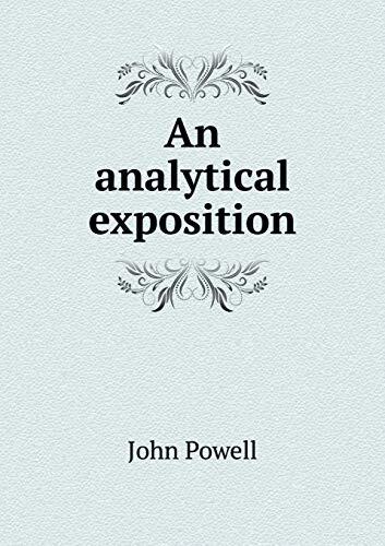 An analytical exposition