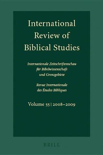 International Review of Biblical Studies, Volume 55