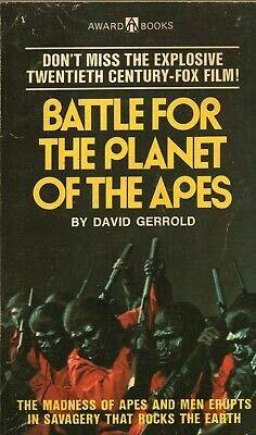 BATTLE FOR THE PLANET OF THE APES By DAVID GERROLD Award Books PB 1973 [Hardcover] David Gerrold
