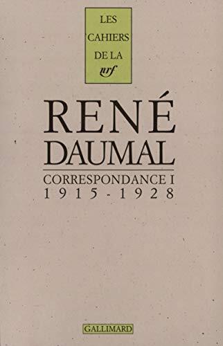 Correspondance: 1915-1928