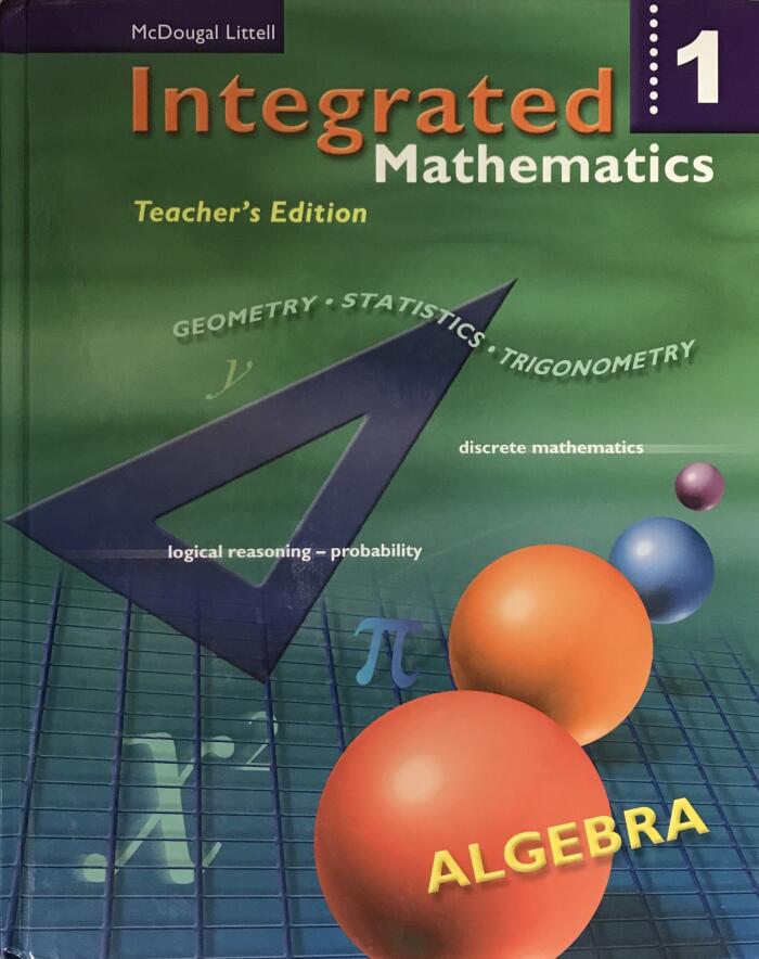 McDougal Littell Integrated Math: Teacher Edition Book 1 2002