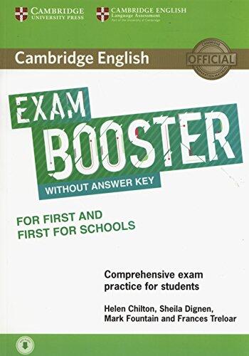 Cambridge English Exam Booster for First and First for Schools without Answer Key with Audio: Comprehensive Exam Practice for Students