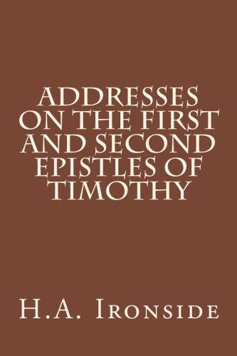 Addresses on the First and Second epistles of Timothy