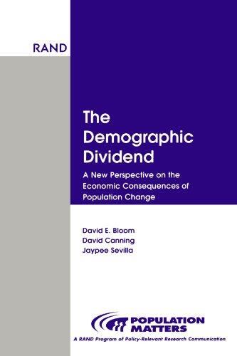 Demographic Dividend: New Perspectives on the Economic Consequences of Population Change