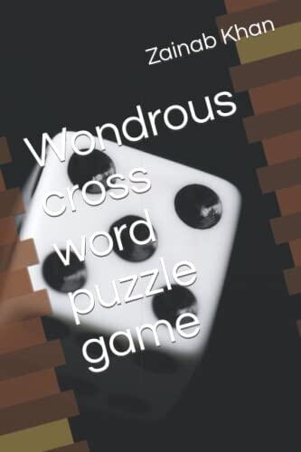 Wondrous cross word puzzle game