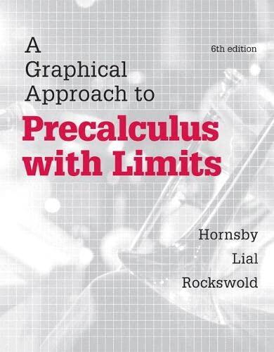 A Graphical Approach to Precalculus with Limits [with MyMathLab & eText Access Code]