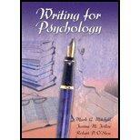 Writing for Psychology