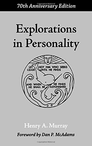 Explorations in Personality