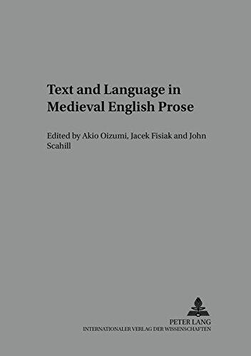 Text and Language in Medieval English Prose: A Festschrift for Tadao Kubouchi