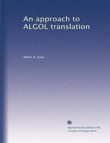 An Approach to ALGOL Translation