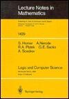 Logic and Computer Science: Lectures