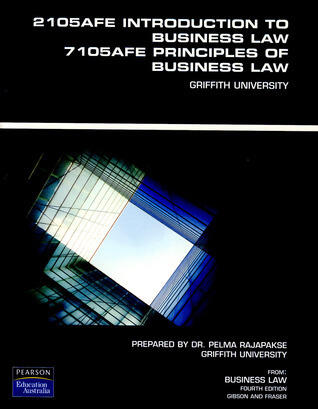 2105AFE Introduction to Business Law 7105AFE Principles of Business Law