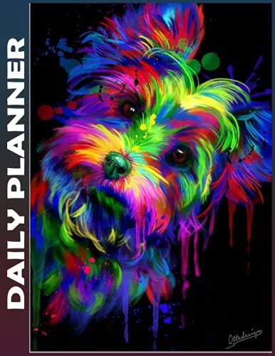 Daily Planner: yorkie mix color Notebook To Do List - Easily Organize Your Daily Tasks And Boost Productivity - The Perfect Daily Journal And Undated Office Supplies Checklist For Women