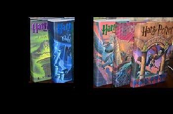 Harry Potter and the Sorcerers Stone; Harry Potter and the Chamber of Secrets; Harry Potter and the prisoner of Azkaban; Harry Potter and the Order of the Phoenix; Harry Potter and the Half-Blood Prince. Illustrations by Mary Grandpre.