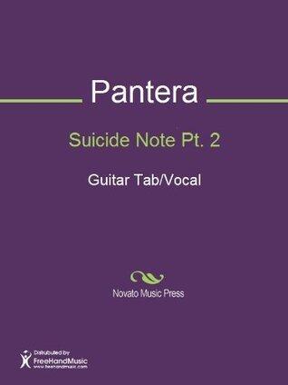Suicide Note Pt. 2 Sheet Music