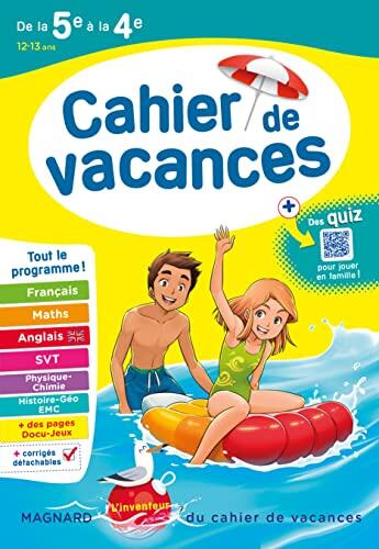 Cahier de vacances 2025, de la 5e vers la 4e: Magnard, l'inventeur des cahiers de vacances