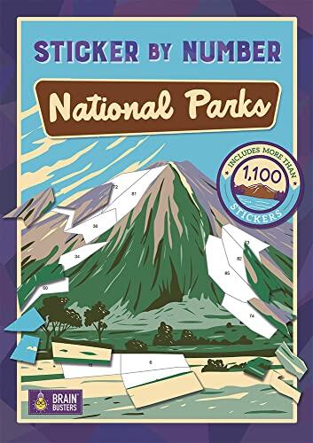 Sticker by Number America's National Parks - 12 Beautiful National Park Scenes