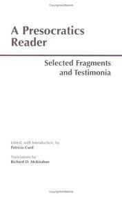 Presocratics Reader