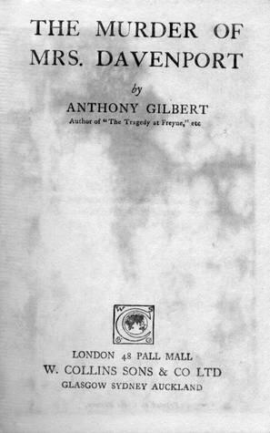 The Murder of Mrs Davenport