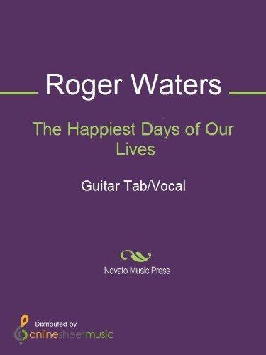 The Happiest Days of Our Lives Sheet Music
