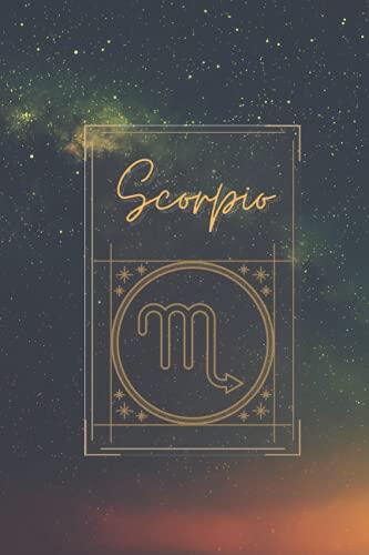 Scorpio: Zodiac Journal, Notebook, Lined Pages, Galaxy Theme, Astrology Sign, October 23 - November 22, Scorpion