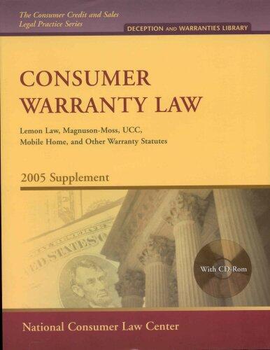 Consumer Warranty Law (2005 Supplement)