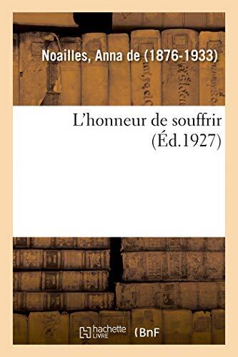 L'Honneur de Souffrir