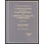 Corporations - Including Partnerships & Limited Liability Companies (9th, 05) by Hamilton, Robert W - Macey, Jonathan R [Hardcover (2005)]
