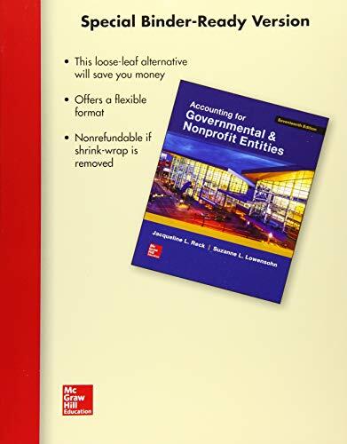 Accounting for Governmental & Nonprofit Entities