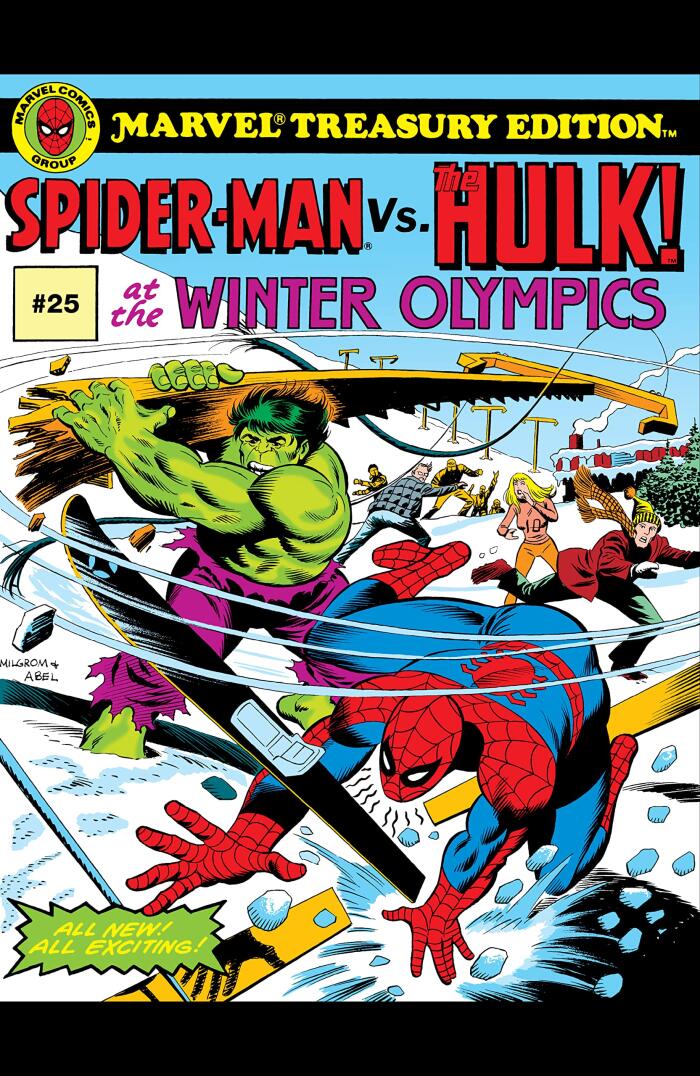 Marvel Treasury Edition #25: Spider-Man vs. The Hulk At The Winter Olympics