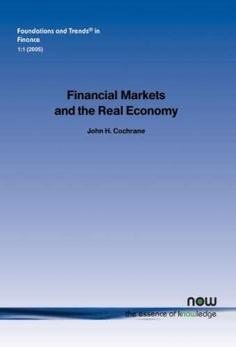 Financial Markets and the Real Economy in Finance