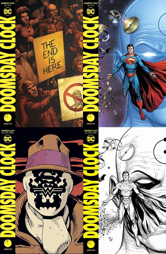 Doomsday Clock #1 (of 12) Cover Set Release date 11/22/17
