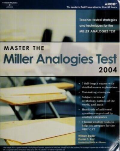 Master the Miller Analogies Test 2004