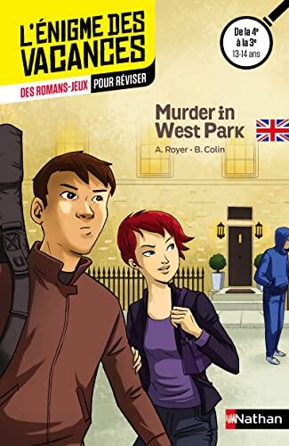 Enigme des vacances : Murder in West Park 4e/3e