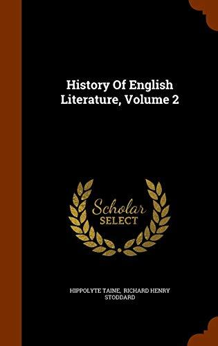 History Of English Literature, Volume 2