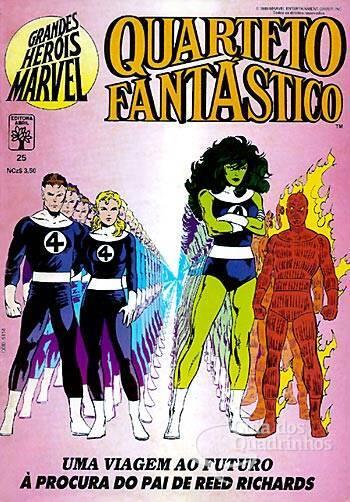 Grandes Heróis Marvel n°25 - Quarteto Fantástico