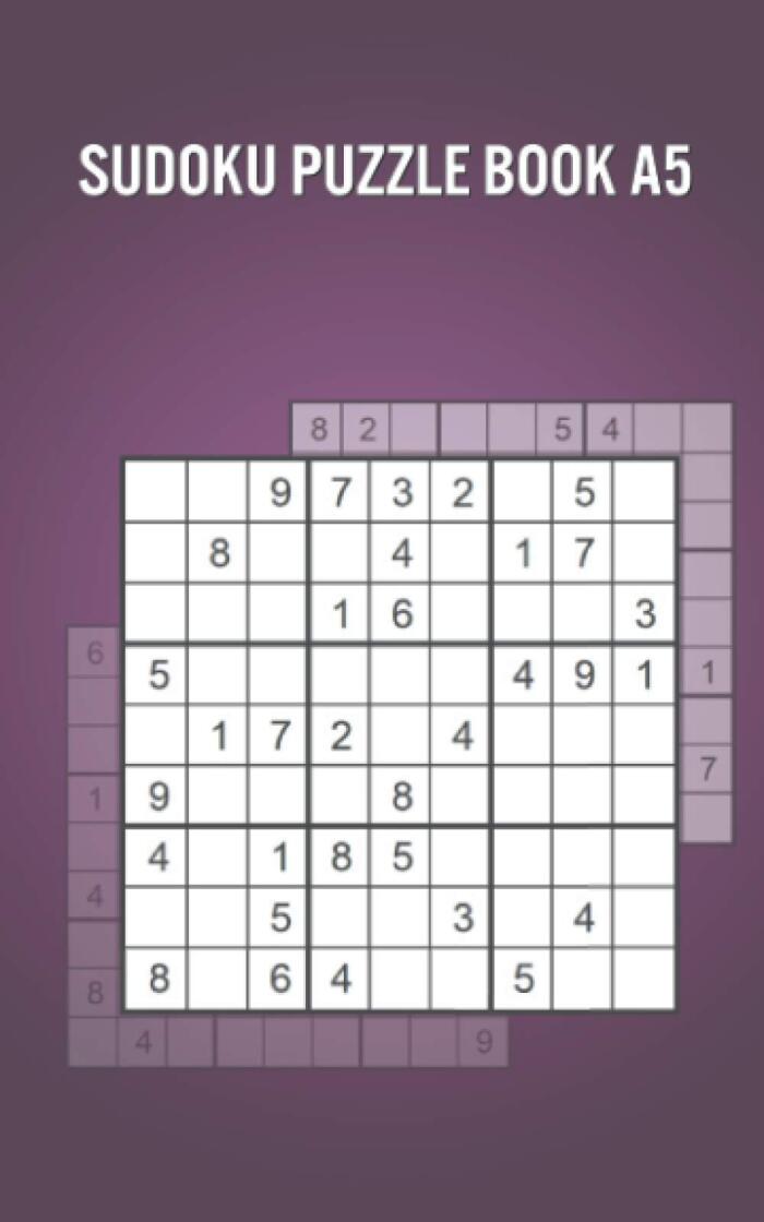 Sudoku Puzzle Book A5: 200 Big Print Nice Sudoku Puzzles for Everyone - With Answers