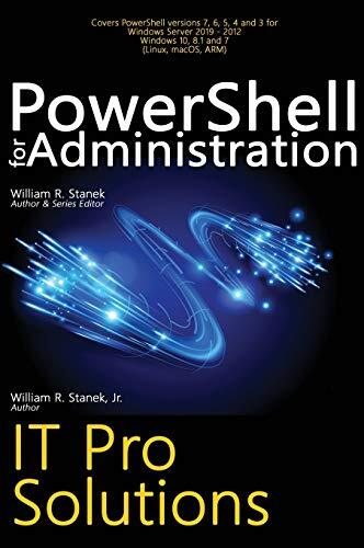 PowerShell for Administration (Professional Reference Edition)