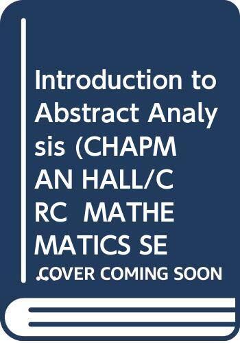 Introduction to Abstract Analysis