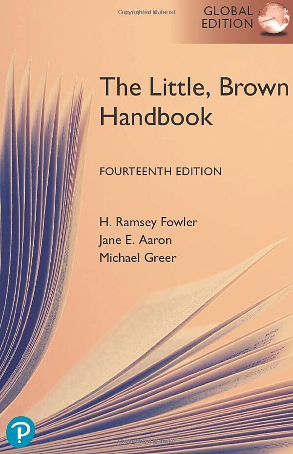 Little, Brown Handbook: Global Edition