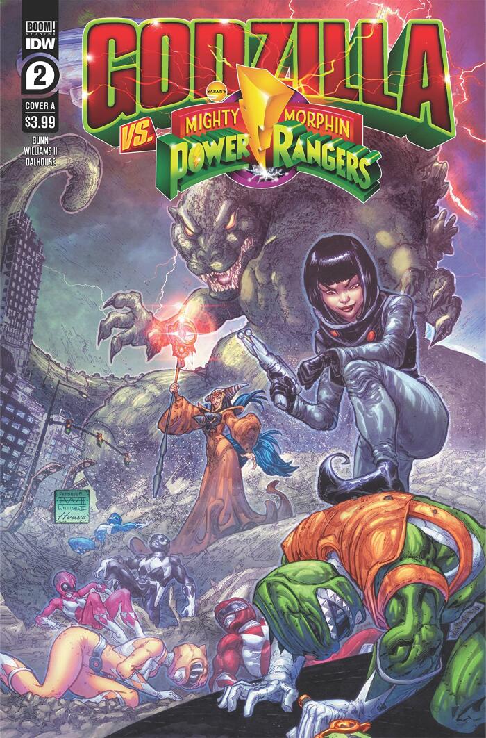 GODZILLA VS MMPR #2 EDTN A FREDDIE WILLIAMS II