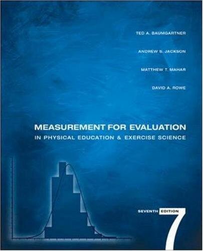 Measurement for Evaluation in Physical Education and Exercise Science