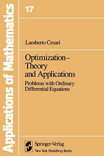 Optimization Theory and Applications: Problems with Ordinary Differential Equations