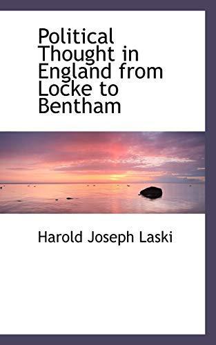 Political Thought in England from Locke to Bentham
