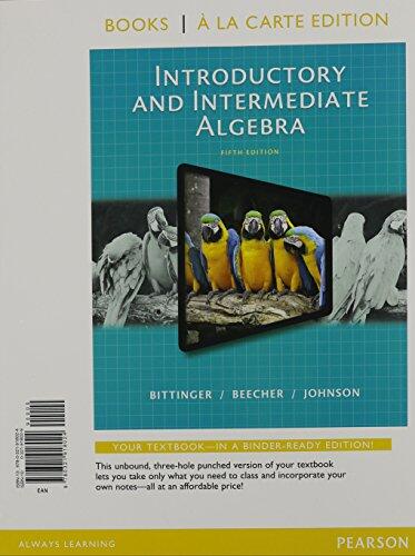 Introductory and Intermediate Algebra [with MyMathLab Access Code]