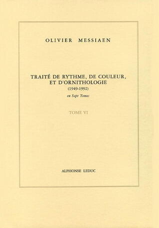 Traité de rythme, de couleur, et d'ornithologie: Tome VI