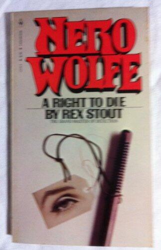 Nero Wolfe A Right To Die