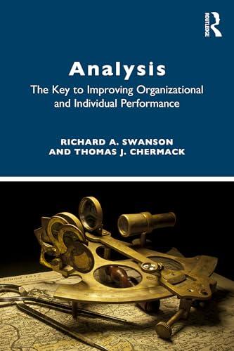 ANALYSIS: The Key to Improving Organization and Individual Performance