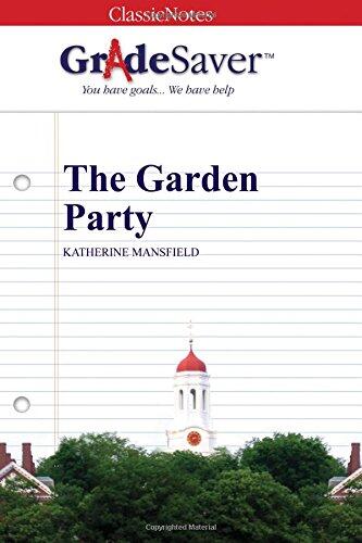 GradeSaver (TM) ClassicNotes: The Garden Party