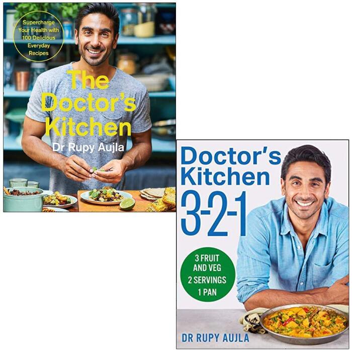 The Doctor’s Kitchen & Doctor’s Kitchen 3-2-1 By Dr Rupy Aujla 2 Books Collection Set